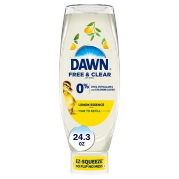 Dawn Free & Clear Lemon Essence Dish Soap