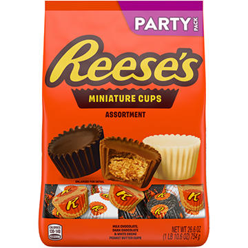 Reese's Miniatures Assorted Peanut Butter Cups - Party Pack