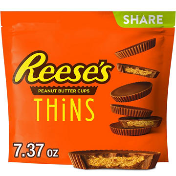 Reese's Thins Chocolate Peanut Butter Cups Candy - Share Pack