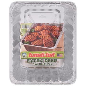 Handi-Foil Extra Deep King Utility Pan