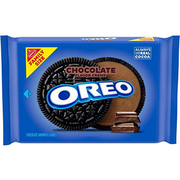 Nabisco Oreo Double Stuf Chocolate Sandwich Cookies Family Size