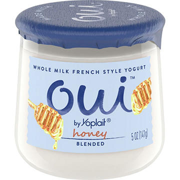 Yoplait Oui Honey French Style Yogurt