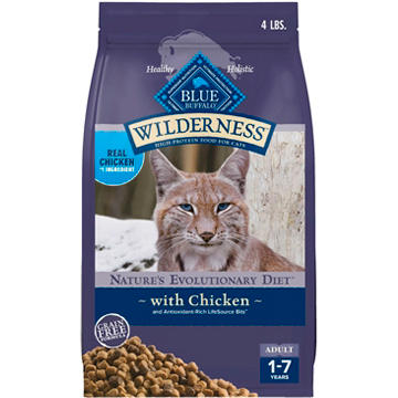 Blue Buffalo Wilderness GF Dry Cat Food - Chicken