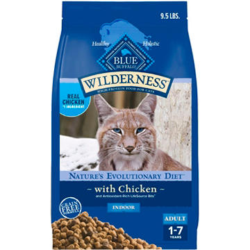 Blue Buffalo Wilderness GF Indoor Dry Cat Food - Chicken