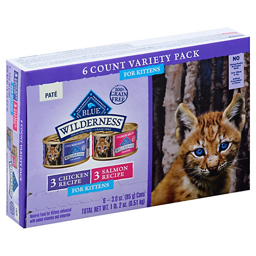 Blue Buffalo Wilderness Wet Kitten Food Variety Pack Shop Food