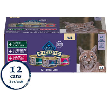 Blue Buffalo Wilderness Wet Cat Food Variety Pack