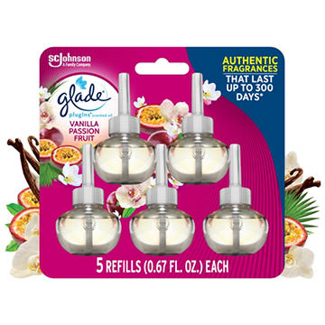 Glade PlugIns Scented Oil Air Freshener Refills - Vanilla Passion Fruit