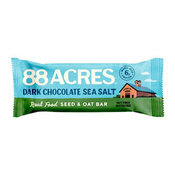 88 Acres Dark Chocolate Sea Salt Real Food Seed + Oat Bars