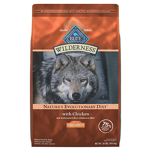 Blue Buffalo Wilderness Salmon LifeSource Bits Adult Dry Dog