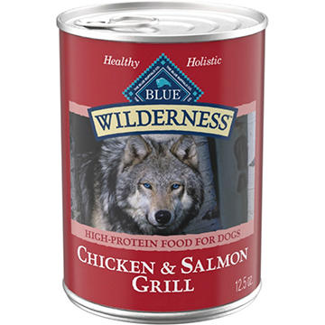 Blue Buffalo Wilderness Wet Dog Food - GF Salmon & Chicken