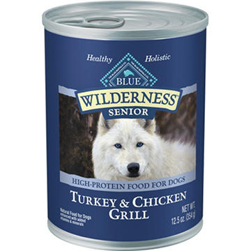 Blue Buffalo Wilderness Senior Wet Dog Food - Turkey & Chicken