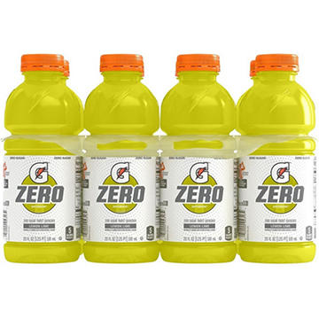 Gatorade Zero Lemon Lime Thirst Quencher 8 pk Bottles
