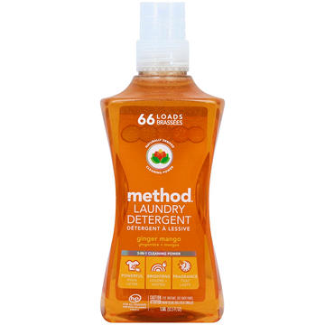 method Ginger Mango HE Liquid Laundry Detergent, 66 Loads