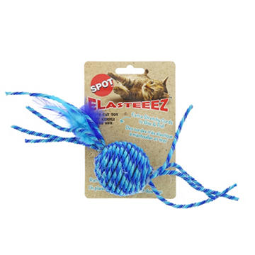 Spot Elasteeez Ball Feather Cat Toy