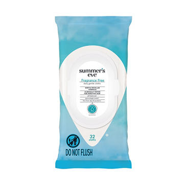 Summer's Eve Feminine Wipes - Fragrance Free