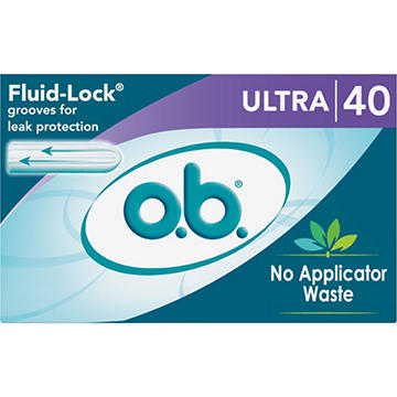 o.b. Tampons - Ultra Absorbency (No Applicator)