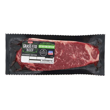 H-E-B Grass Fed & Finished Beef Boneless New York Strip Steak - USDA Choice