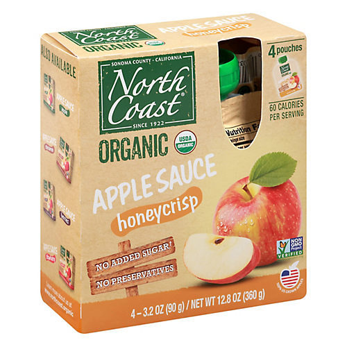  North Coast Organic Honeycrisp Apple Sauce, No Added
