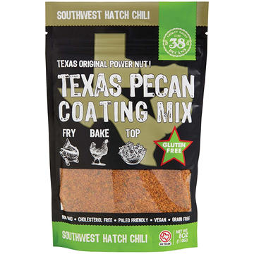 38 Pecans Southwest Hatch Chili Texas Pecan Coating Mix