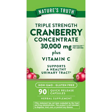 Nature's Truth Triple Strength Cranberry Concentrate Capsules