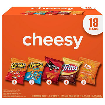 Frito Lay Cheesy Mix Multipack Bags