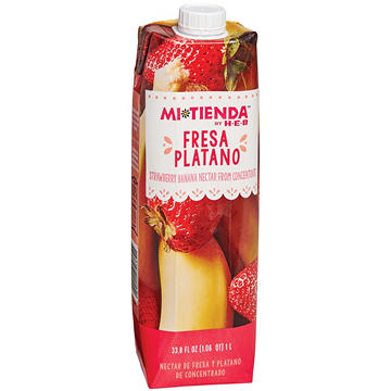 H-E-B Mi Tienda Fresa Platano Strawberry Banana Nectar