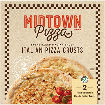 Midtown by H-E-B Stone Baked Italian Pizza Crusts