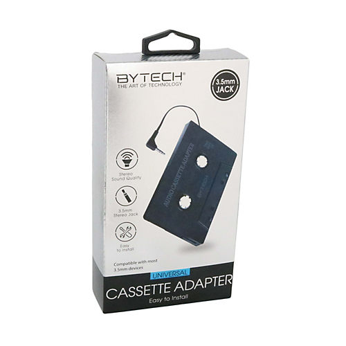 Bytech Black Universal Audio Cassette Adapter - Shop Car Accessories at  H-E-B
