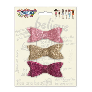 Camryn's BFF Glitter Hair Clip Set