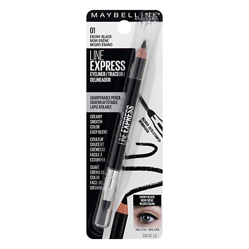 Maybelline Line Express Eyeliner - Ebony Black - Shop Eyeliner at H-E-B