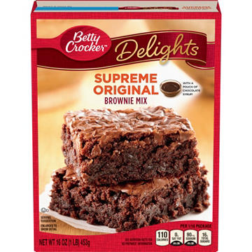 Betty Crocker Delights Supreme Original Brownie Mix