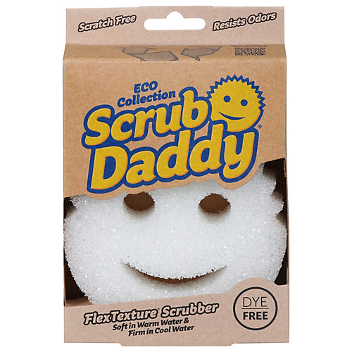 Scrub Daddy Dye Free Scrub Mommy Scrubber Sponge, 1 Count 