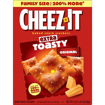 Cheez-It Extra Toasty Cheese Crackers