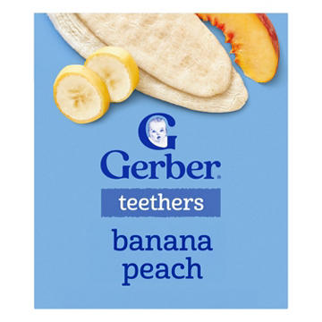 Gerber Snacks for Baby Teethers - Banana & Peach