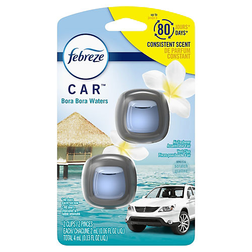 Febreze Car Gain Island Fresh Odor-Eliminating Vent Clips - Shop