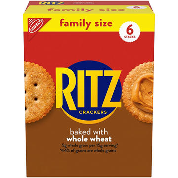 Ritz Whole Wheat Crackers Family Size