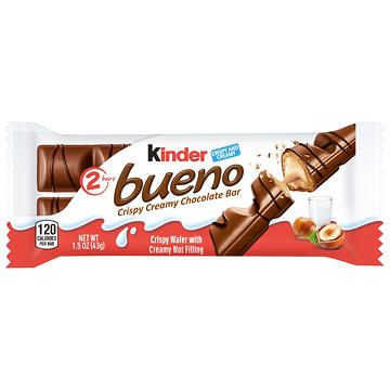 Kinder Bueno Crispy Chocolate Candy Bars