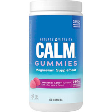 Natural Vitality Calm Magnesium Supplement Gummies - Raspberry Lemon
