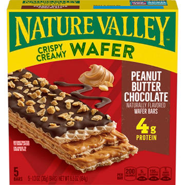 Nature Valley Peanut Butter Chocolate Crispy Creamy Wafer Bars