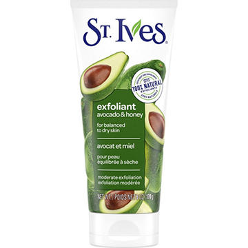 St. Ives Exfoliant Avocado & Honey Face Scrub for Dry Skin