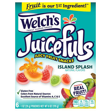 Welch's Juicefuls Island Splash Juicy Fruit Snacks