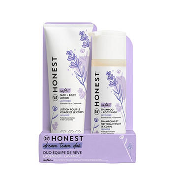 The Honest Company Calm Shampoo, Body Wash And Lotion Duo - Lavender