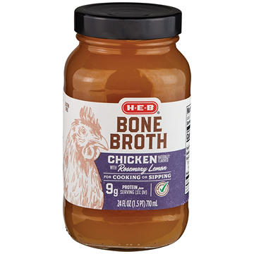 H-E-B Rosemary Lemon Chicken Bone Broth