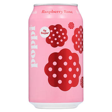poppi Prebiotic Soda - Raspberry Rose