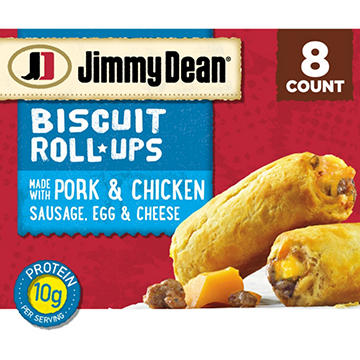Jimmy Dean Biscuit Roll-Ups, Sausage, Frozen Breakfast