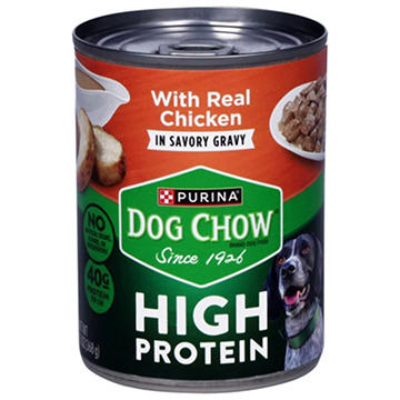 Dog Chow Purina High Protein Wet Adult Dog Food - Real Chicken In Gravy