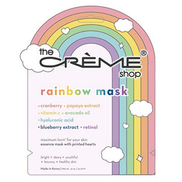 The Crème Shop Rainbow Face Mask