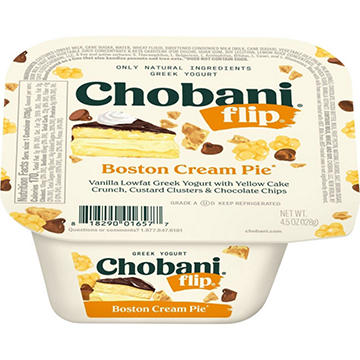 Chobani Flip Low-Fat Boston Cream Pie Greek Yogurt