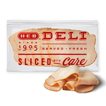 H-E-B Deli Texas-Style Fried Turkey Breast, Sandwich Sliced