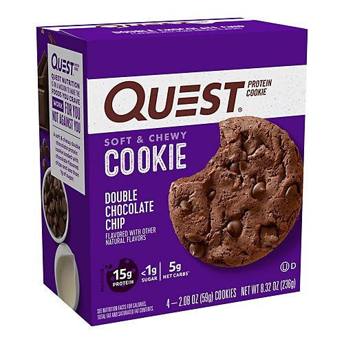 Quest Nutrition 15g Protein Cookie - Chocolate Chip Cookie - 8ct